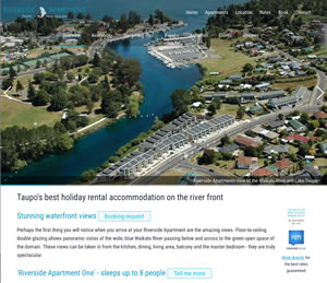 Riverside Apartment, accommodation in Taupo, New Zealand